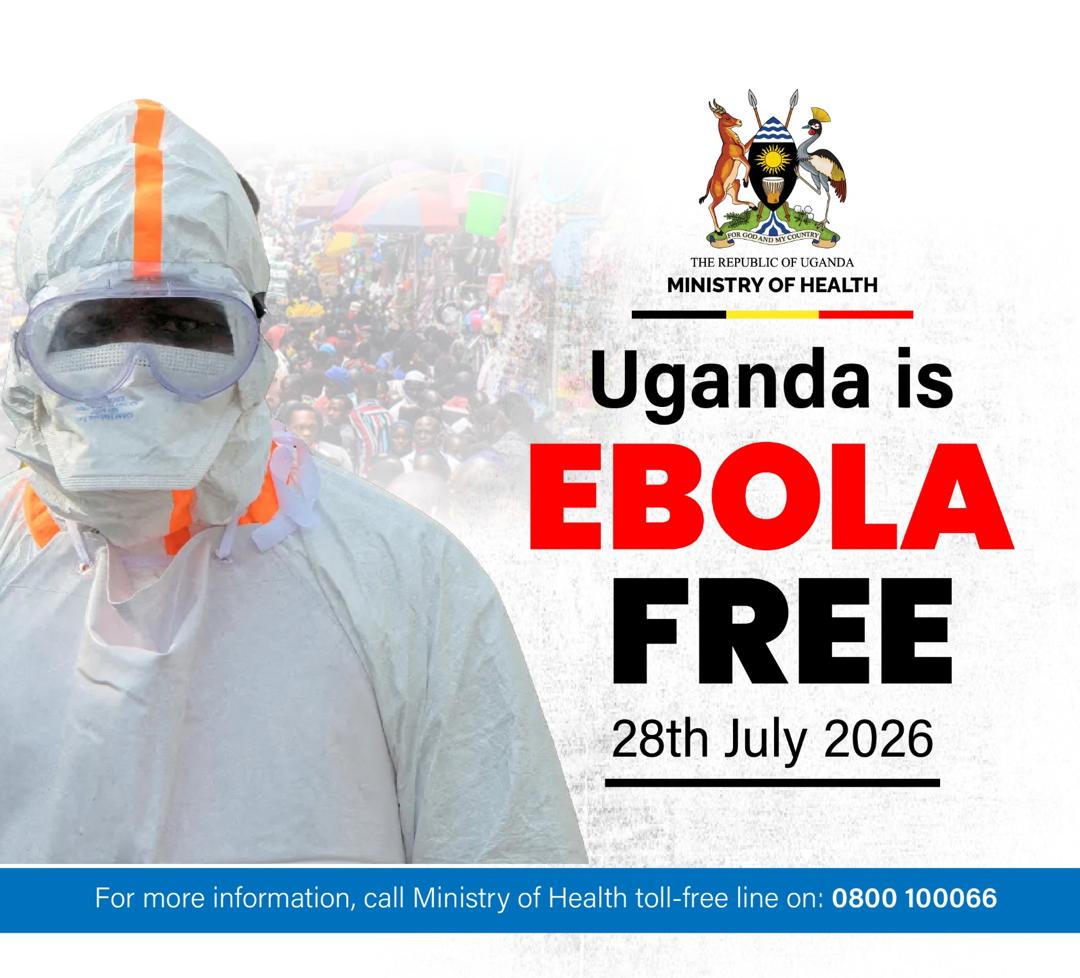 Uganda is now EBOLA free!!!